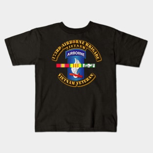 173rd Airborne Brigade w SVC Ribbons Kids T-Shirt
